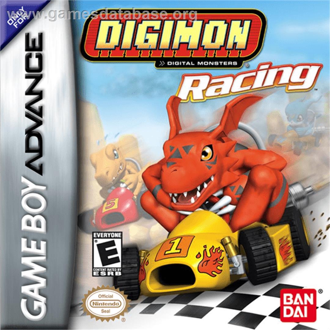 Digimon Racing - Nintendo Game Boy Advance - Artwork - Box