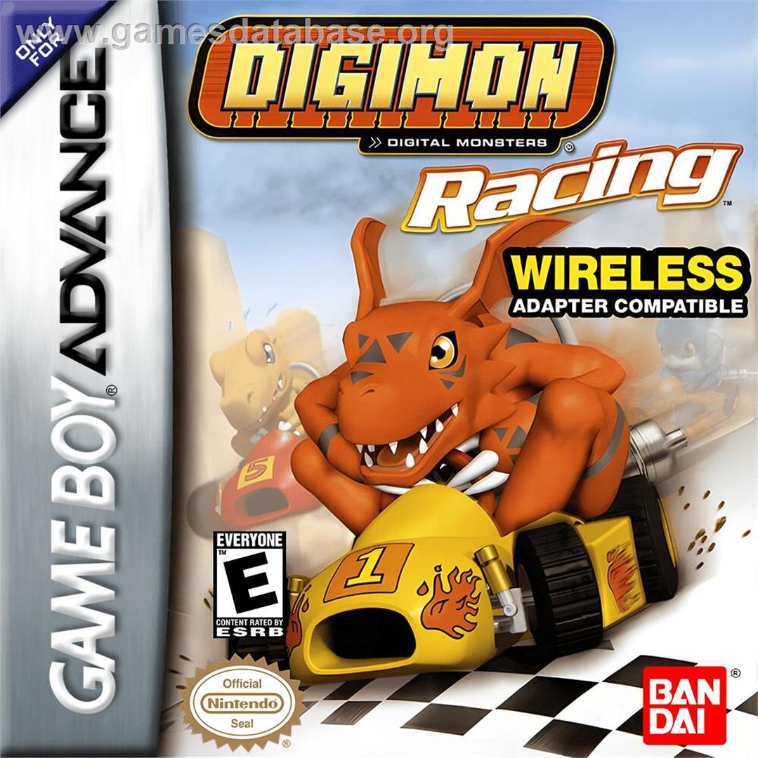 Digimon Racing - Nintendo Game Boy Advance - Artwork - Box