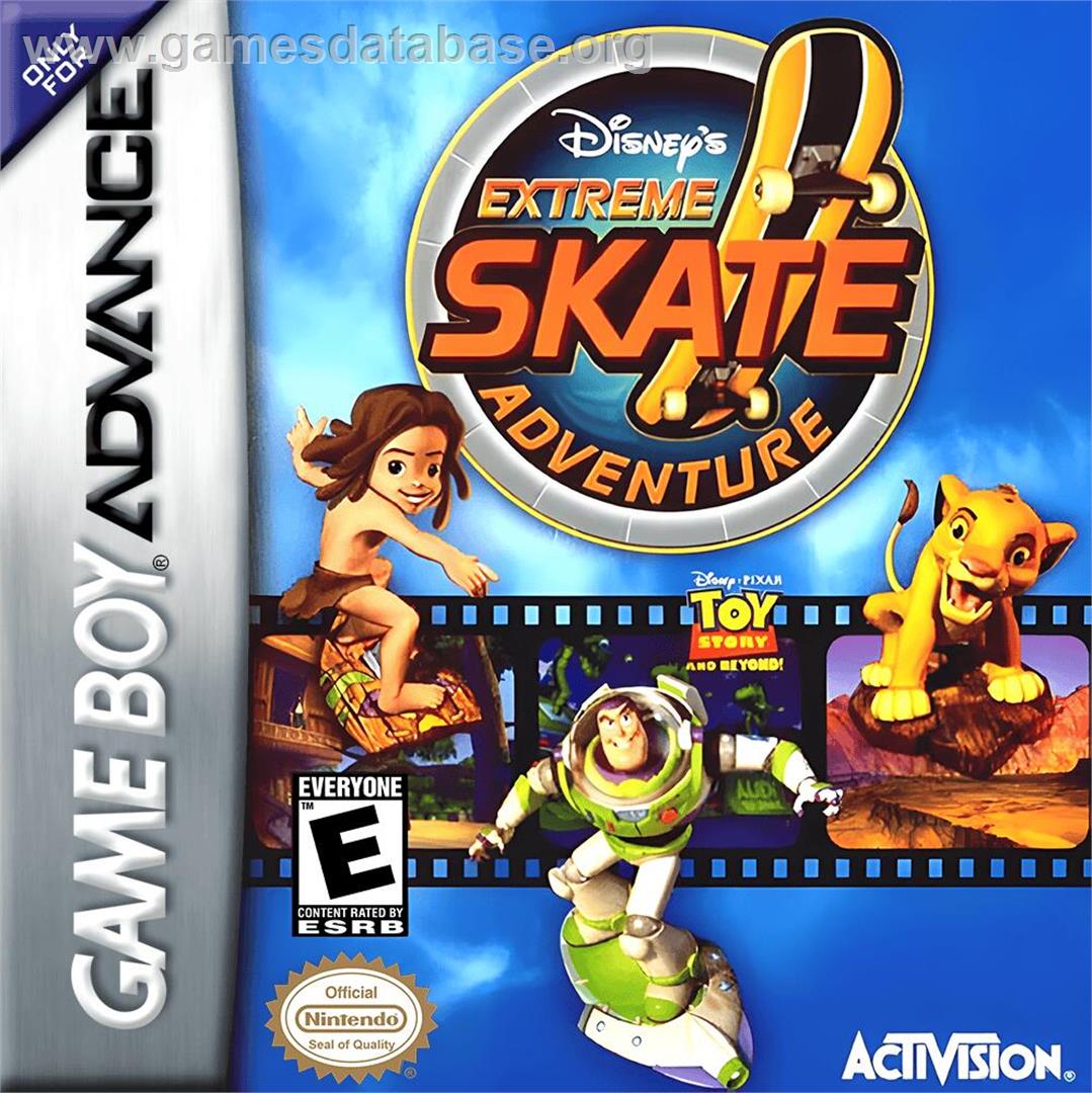 Disney's Extreme Skate Adventure - Nintendo Game Boy Advance - Artwork - Box