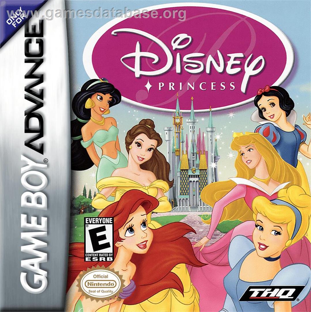 Disney Princesse - Nintendo Game Boy Advance - Artwork - Box