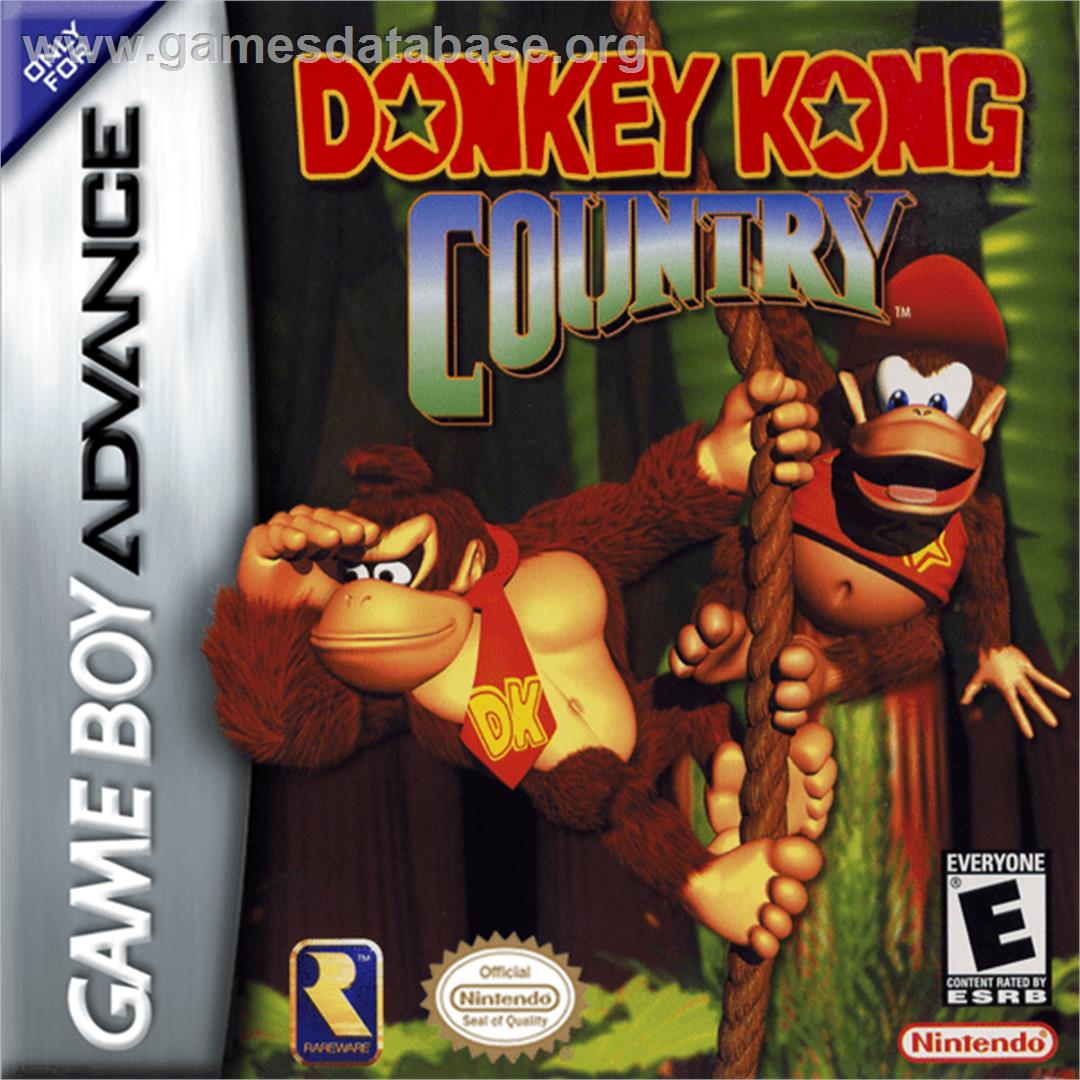 Donkey Kong Country - Nintendo Game Boy Advance - Artwork - Box