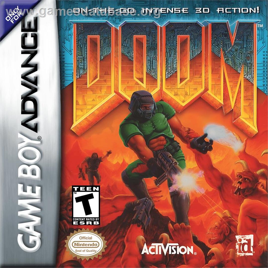 Doom - Nintendo Game Boy Advance - Artwork - Box