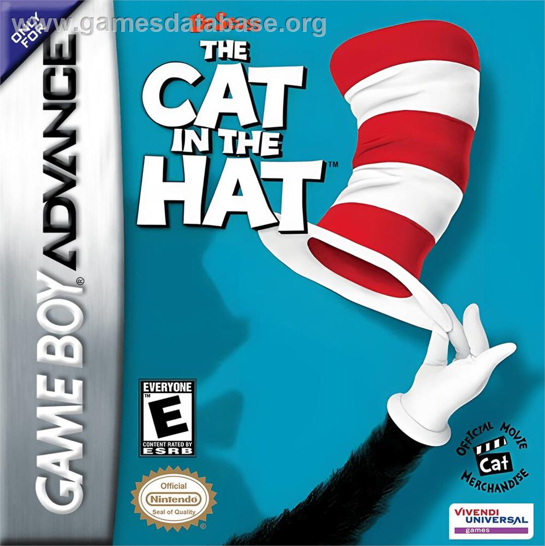 Dr. Seuss' The Cat in the Hat - Nintendo Game Boy Advance - Artwork - Box