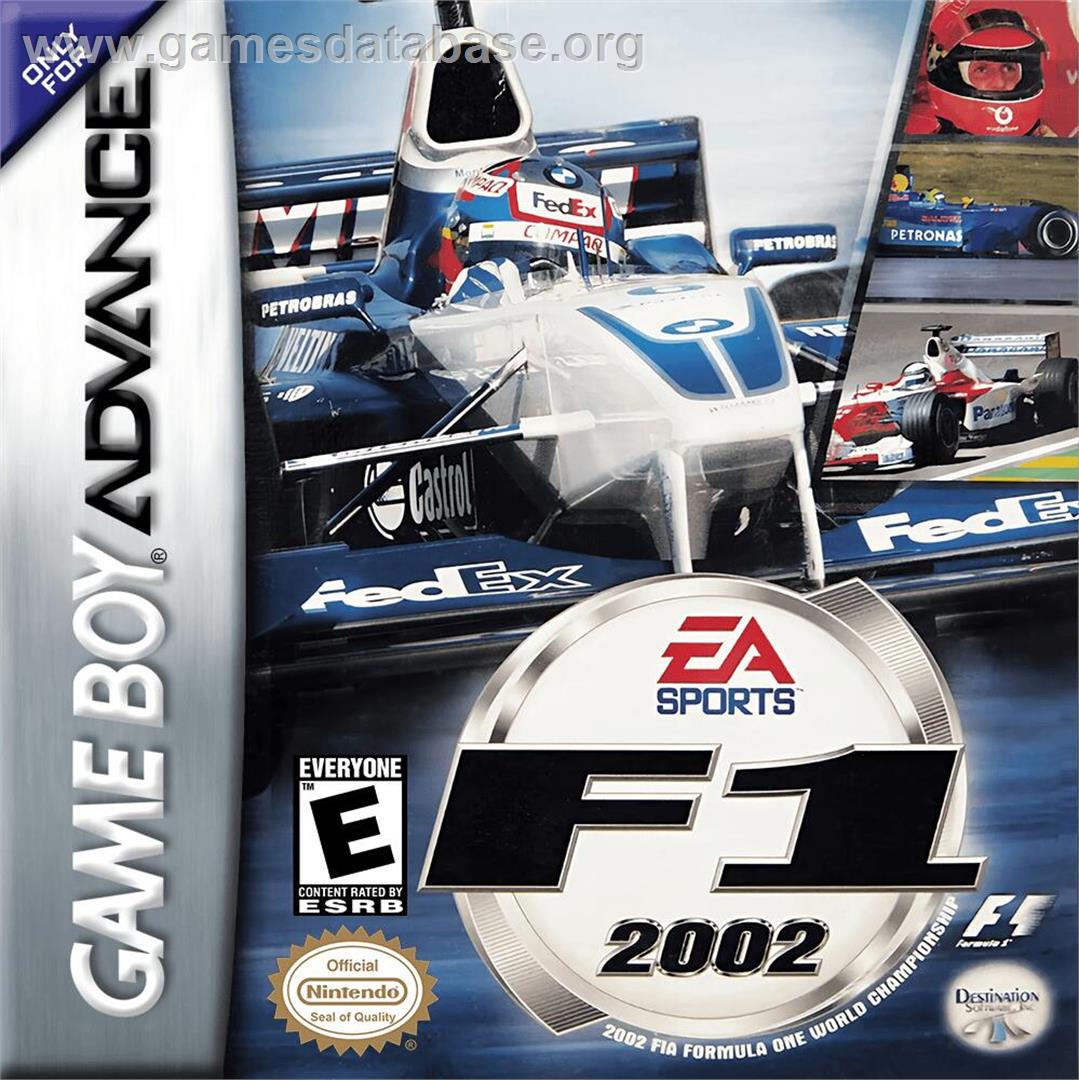 F1 2002 - Nintendo Game Boy Advance - Artwork - Box
