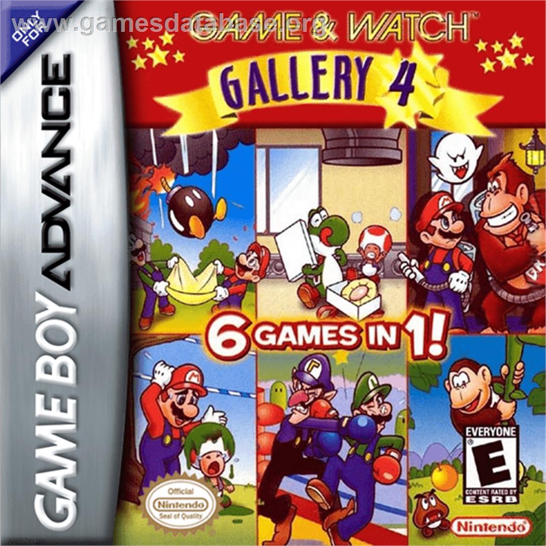 Game & Watch Gallery 4 - Nintendo Game Boy Advance - Artwork - Box