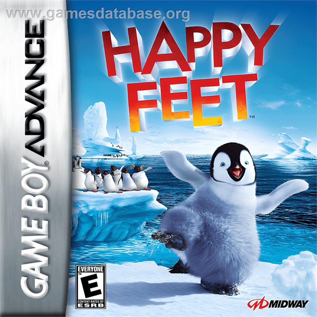 Happy Feet - Nintendo Game Boy Advance - Artwork - Box