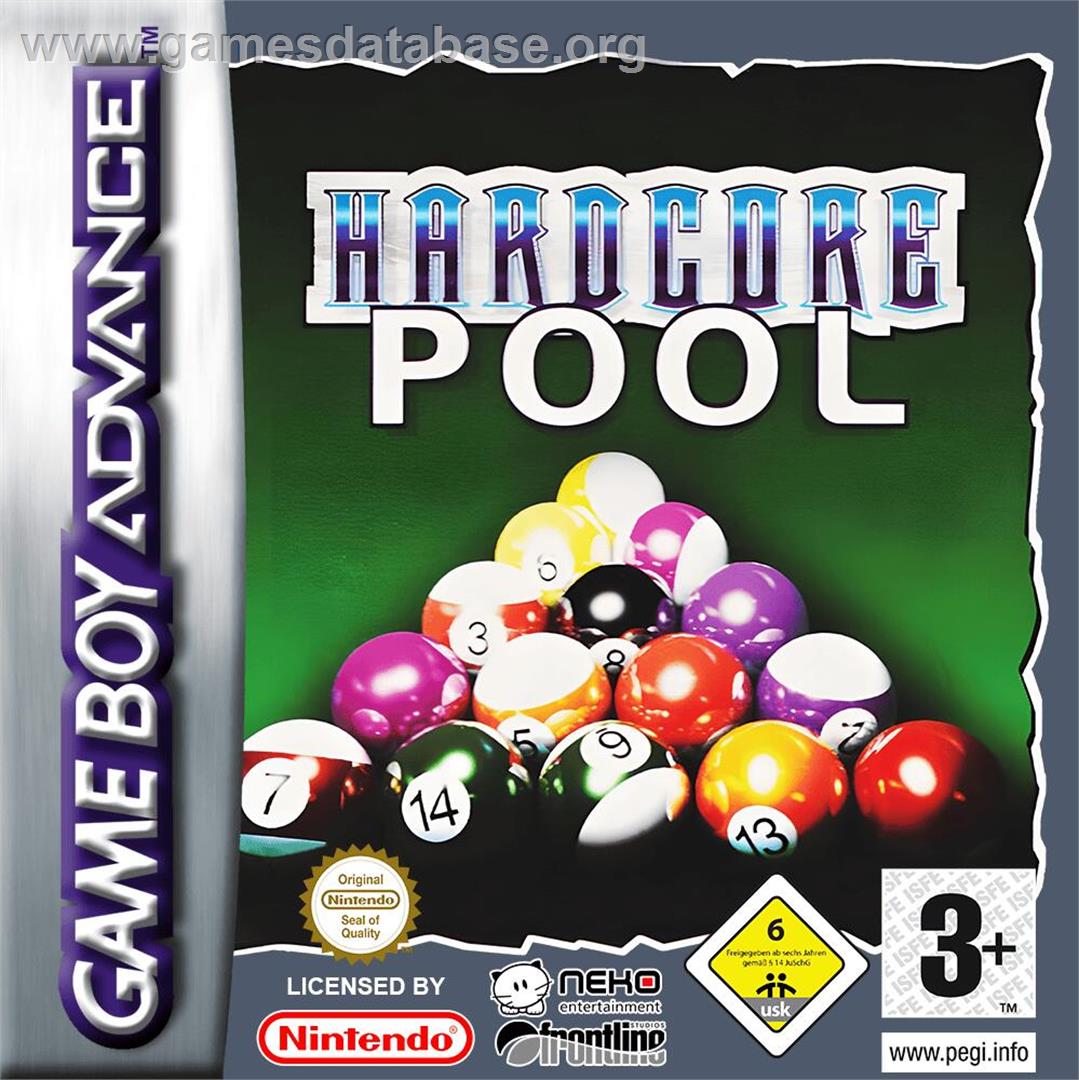 Hardcore Pool - Nintendo Game Boy Advance - Artwork - Box