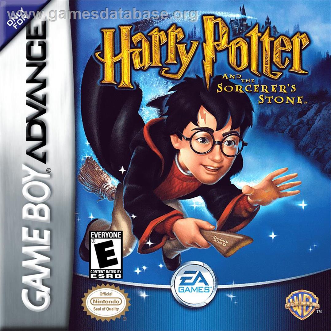 Harry Potter and the Philosopher's Stone - Nintendo Game Boy Advance - Artwork - Box
