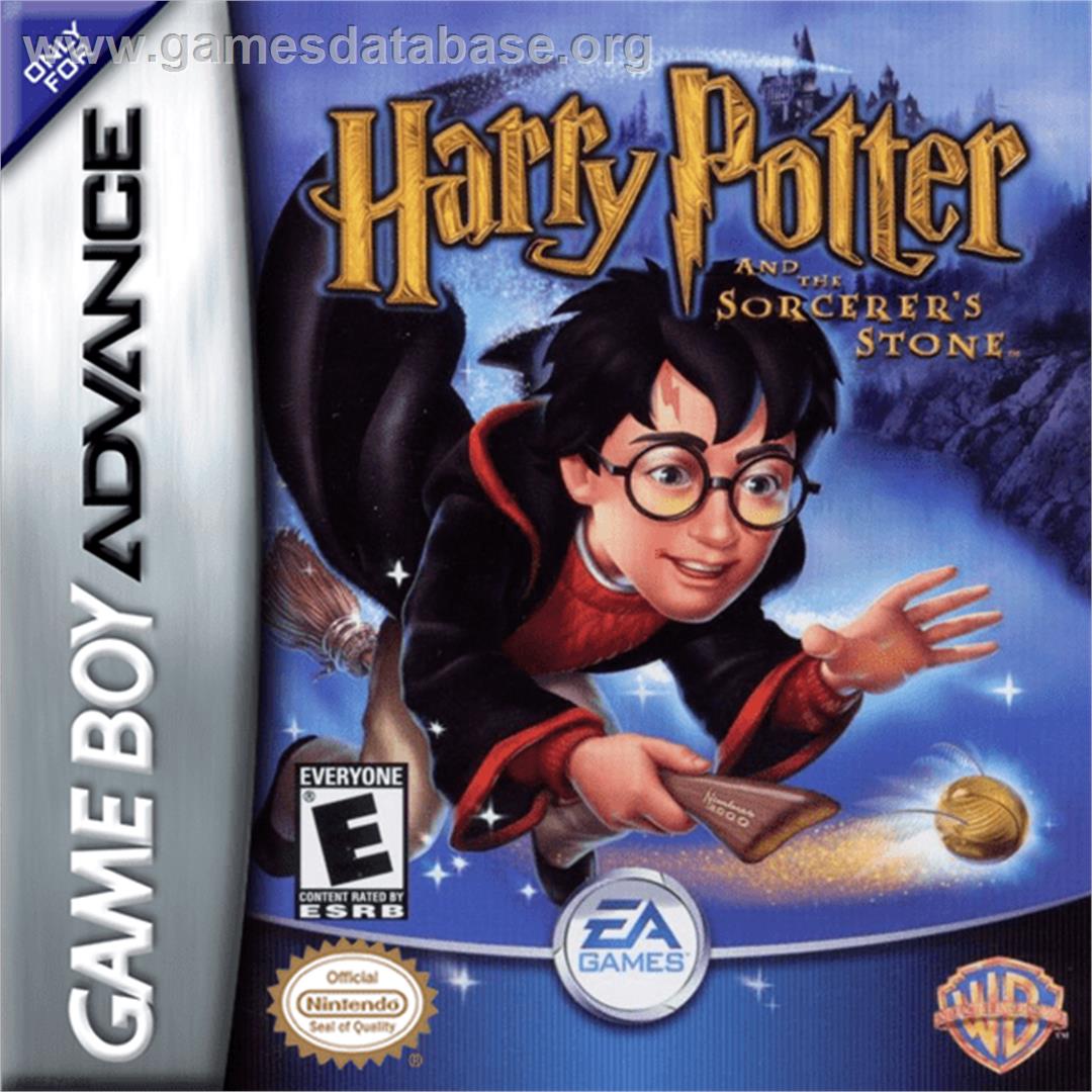 Harry Potter and the Sorcerer's Stone - Nintendo Game Boy Advance - Artwork - Box