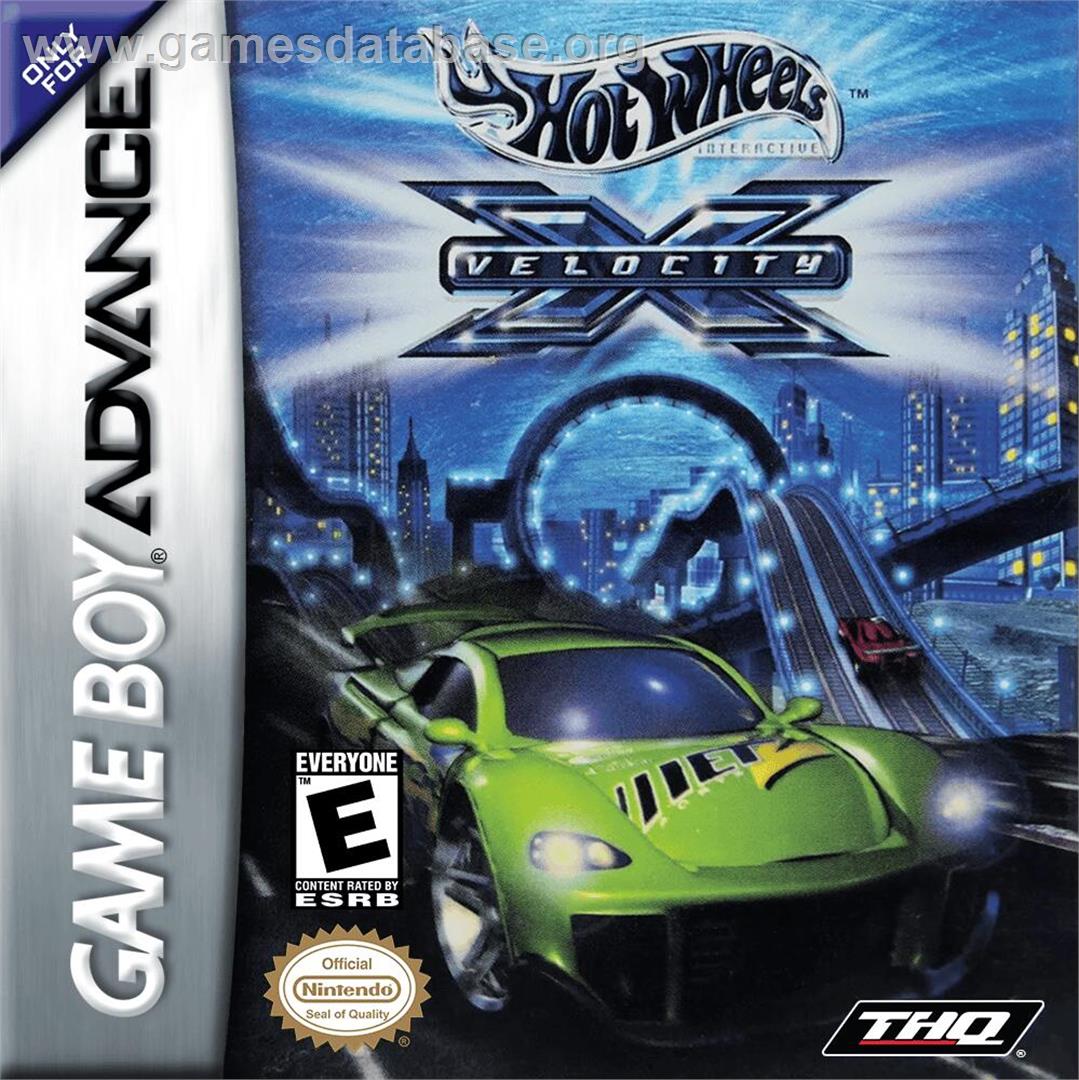 Hot Wheels - Velocity X - Nintendo Game Boy Advance - Artwork - Box