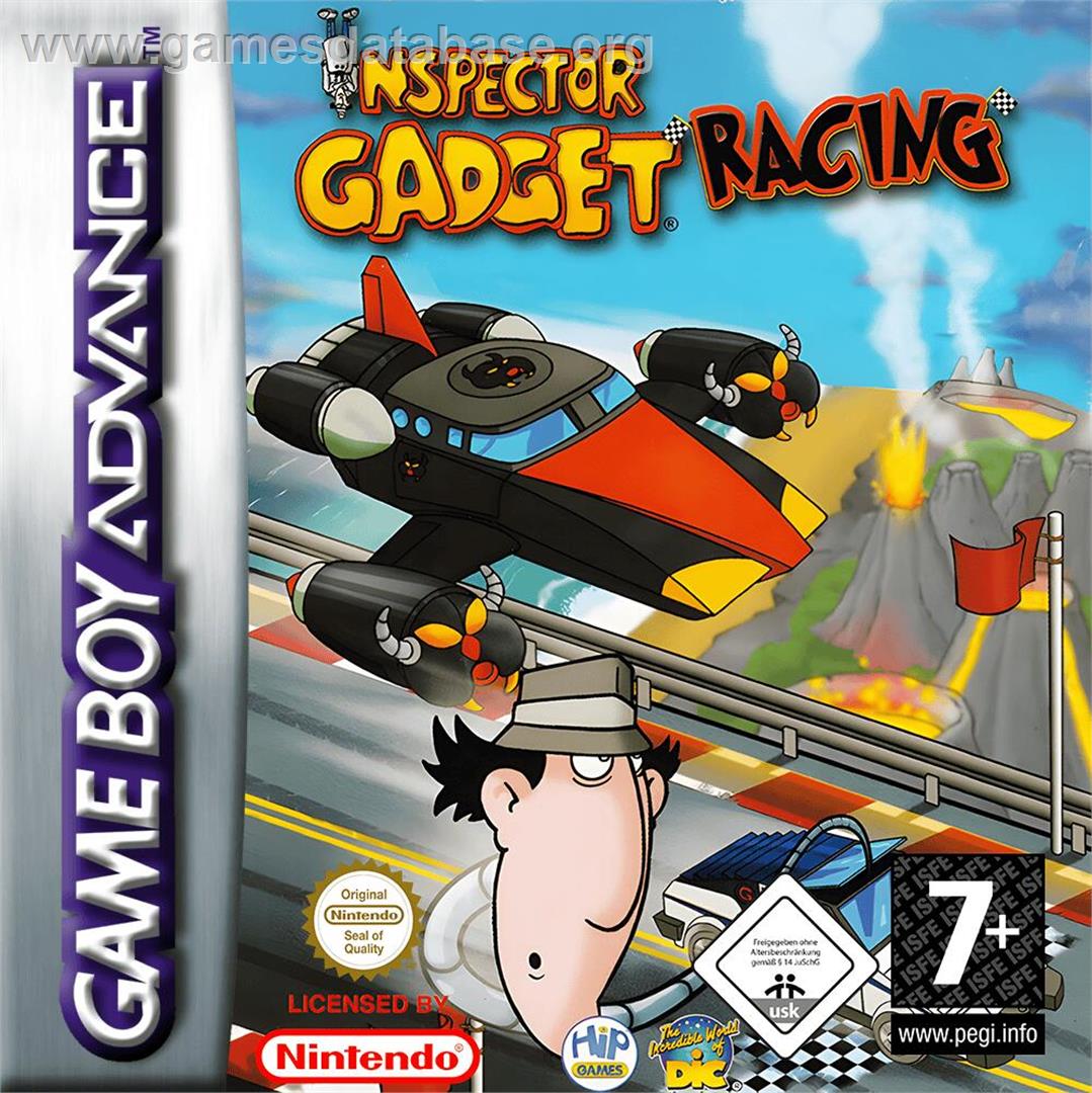 Inspector Gadget Racing - Nintendo Game Boy Advance - Artwork - Box