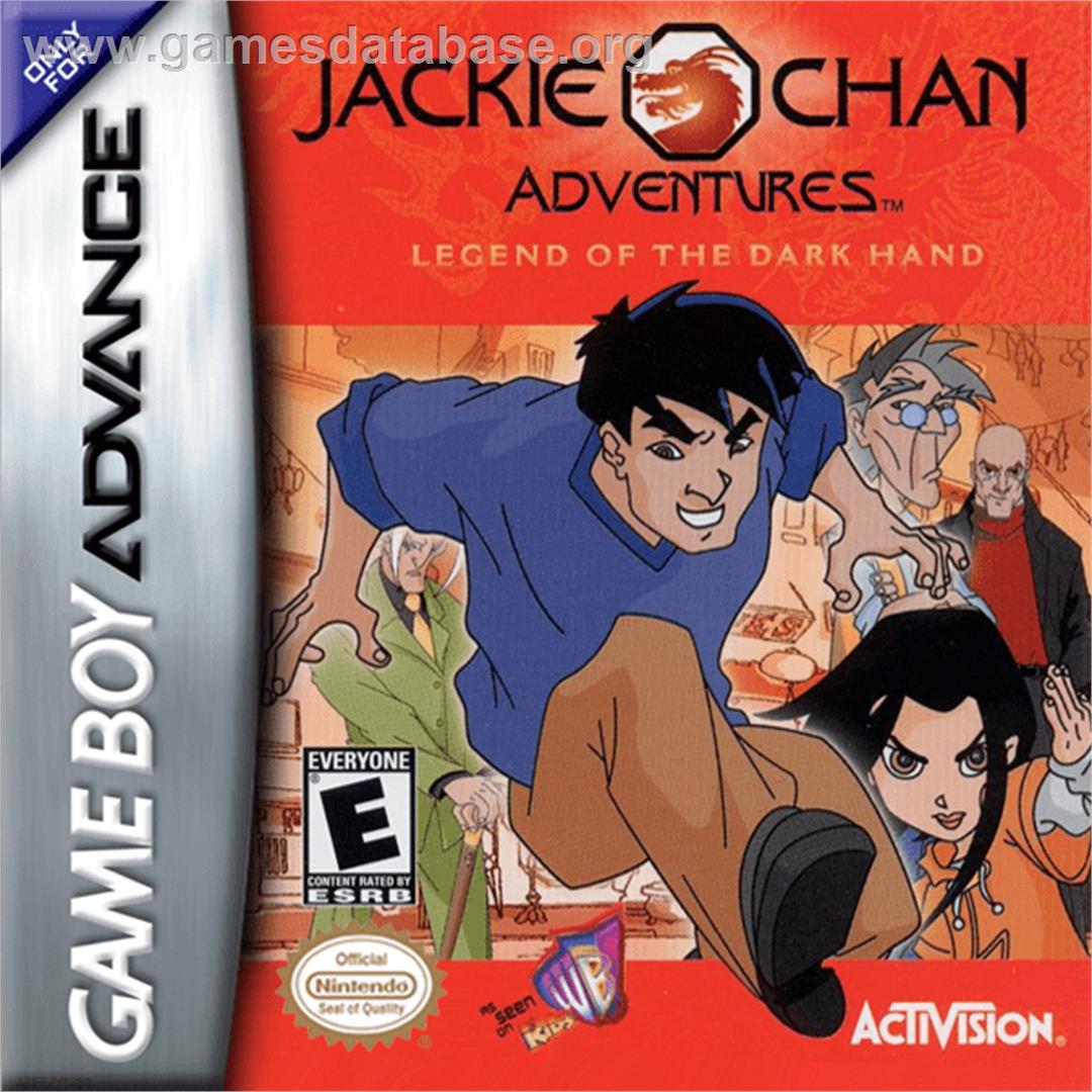 Jackie Chan Adventures: Legend of the Dark Hand - Nintendo Game Boy Advance - Artwork - Box