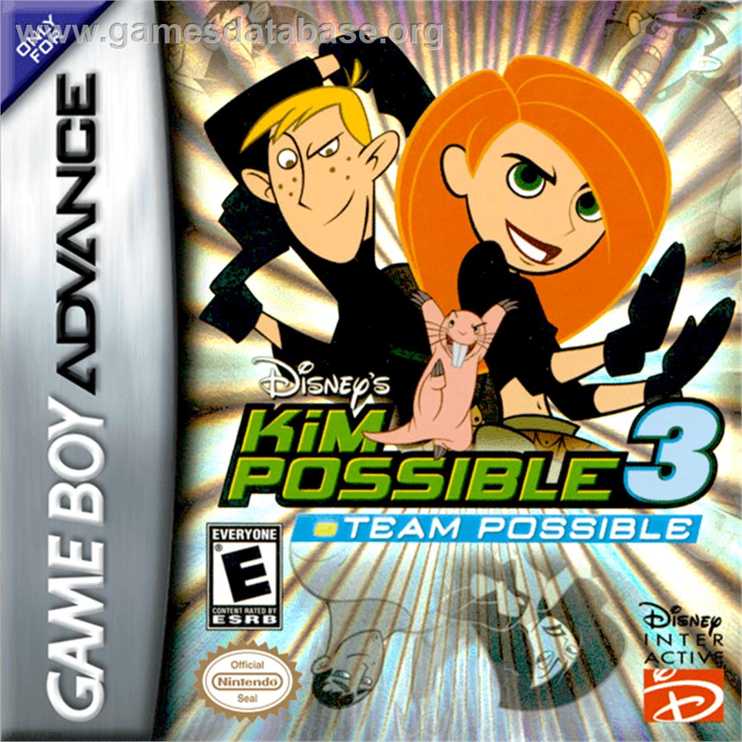 Kim Possible 3: Team Possible - Nintendo Game Boy Advance - Artwork - Box