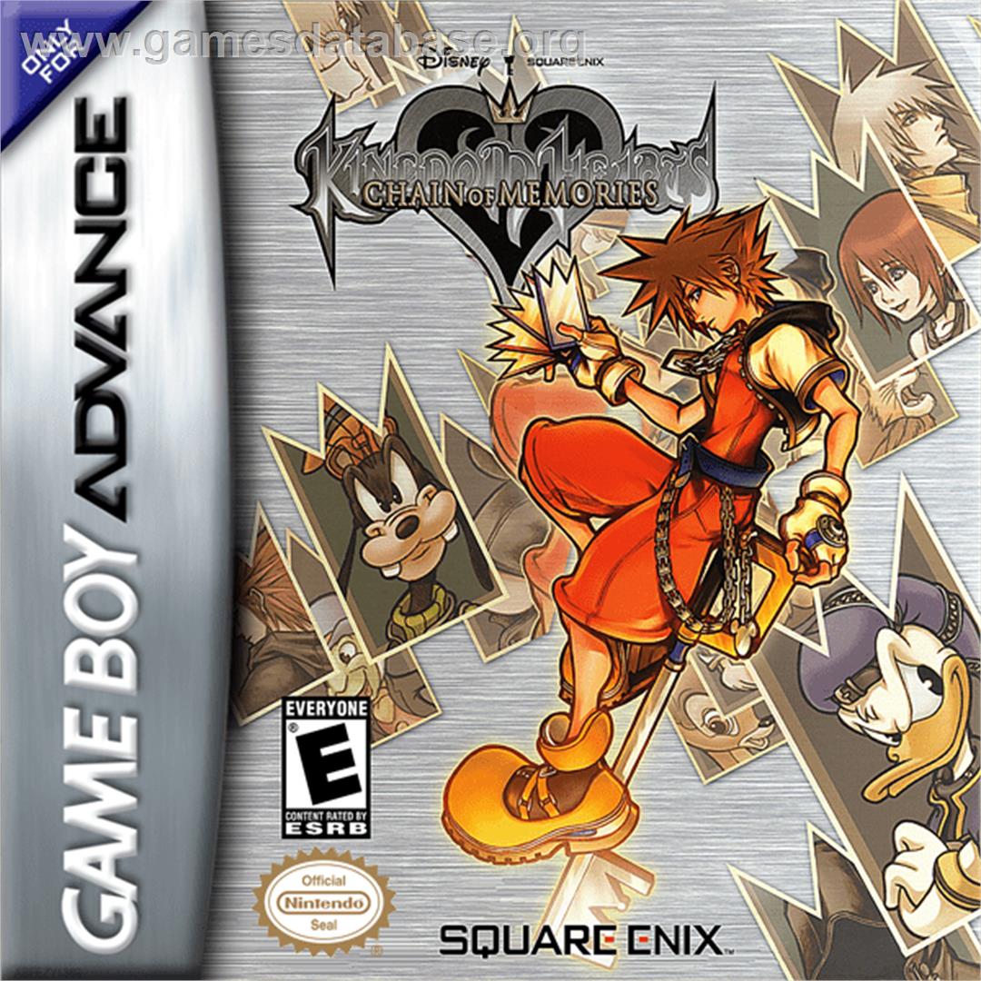 Kingdom Hearts: Chain of Memories - Nintendo Game Boy Advance - Artwork - Box