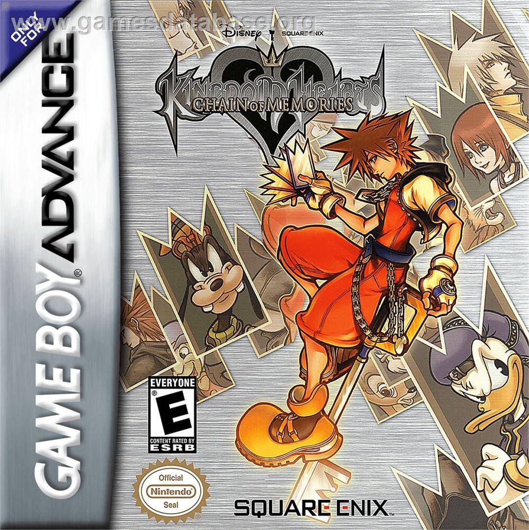 Kingdom Hearts - Chain Of Memories - Nintendo Game Boy Advance - Artwork - Box