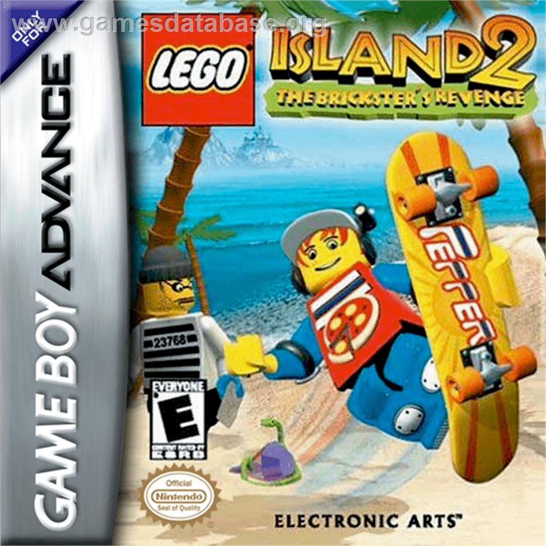 LEGO Island 2: The Brickster's Revenge - Nintendo Game Boy Advance - Artwork - Box