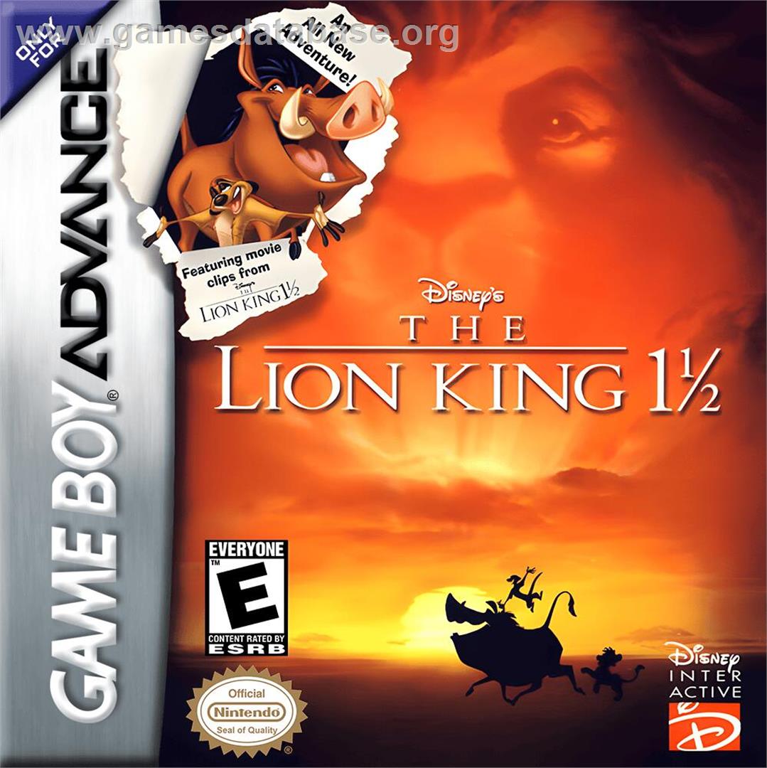 Lion King ,The - Nintendo Game Boy Advance - Artwork - Box