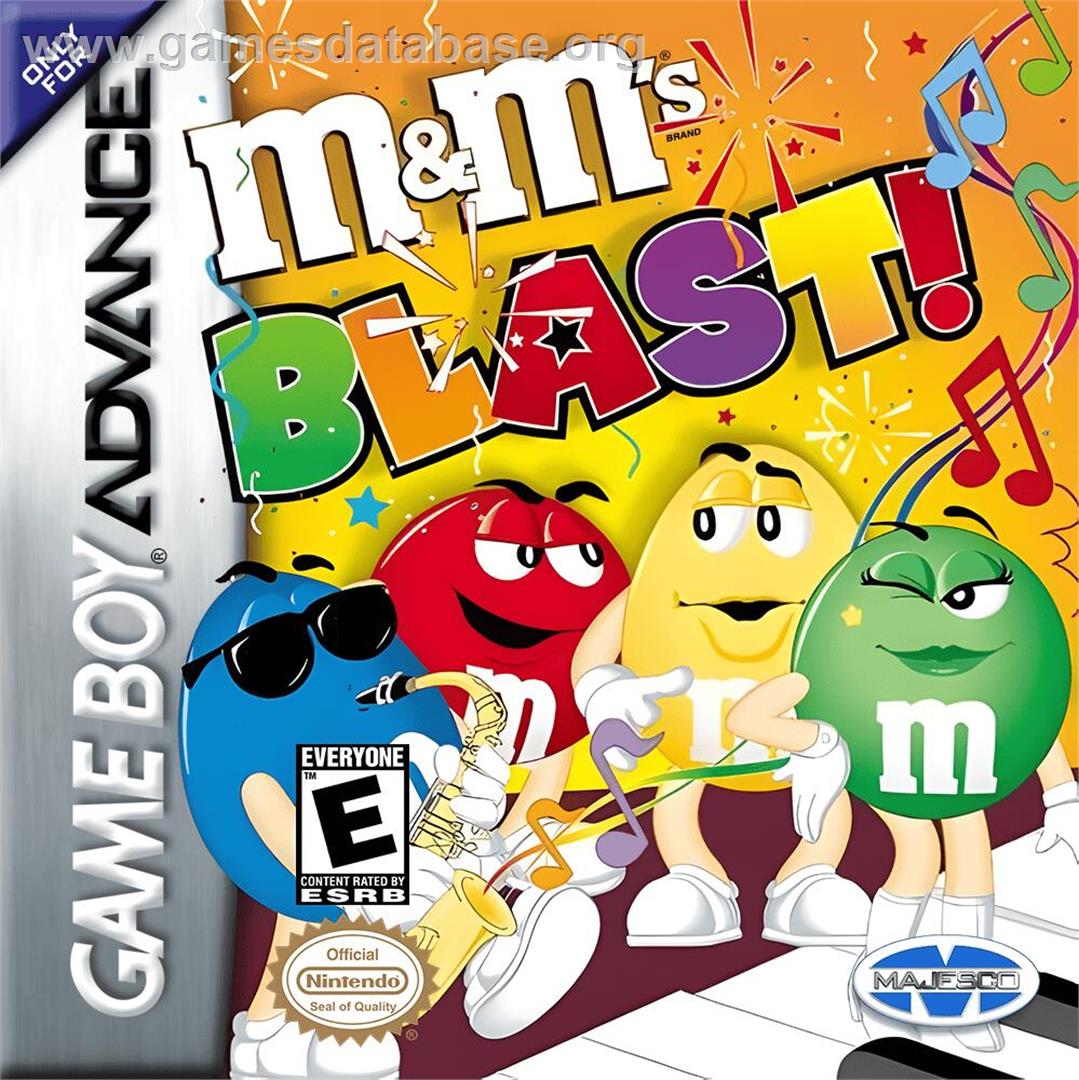 M And M's - Blast! - Nintendo Game Boy Advance - Artwork - Box