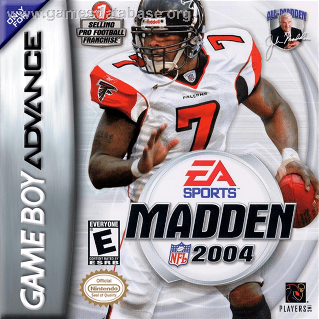 Madden NFL 2004 - Nintendo Game Boy Advance - Artwork - Box