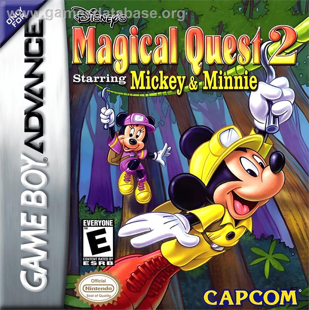 Magical Quest 2 Starring Mickey And Minnie - Nintendo Game Boy Advance - Artwork - Box