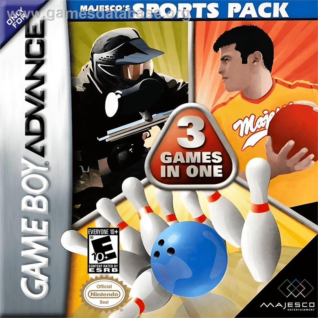 Majesco's Sports Pack - Nintendo Game Boy Advance - Artwork - Box