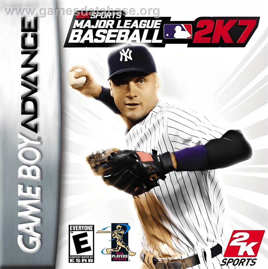 Major League Baseball 2k7 - Nintendo Game Boy Advance - Artwork - Box