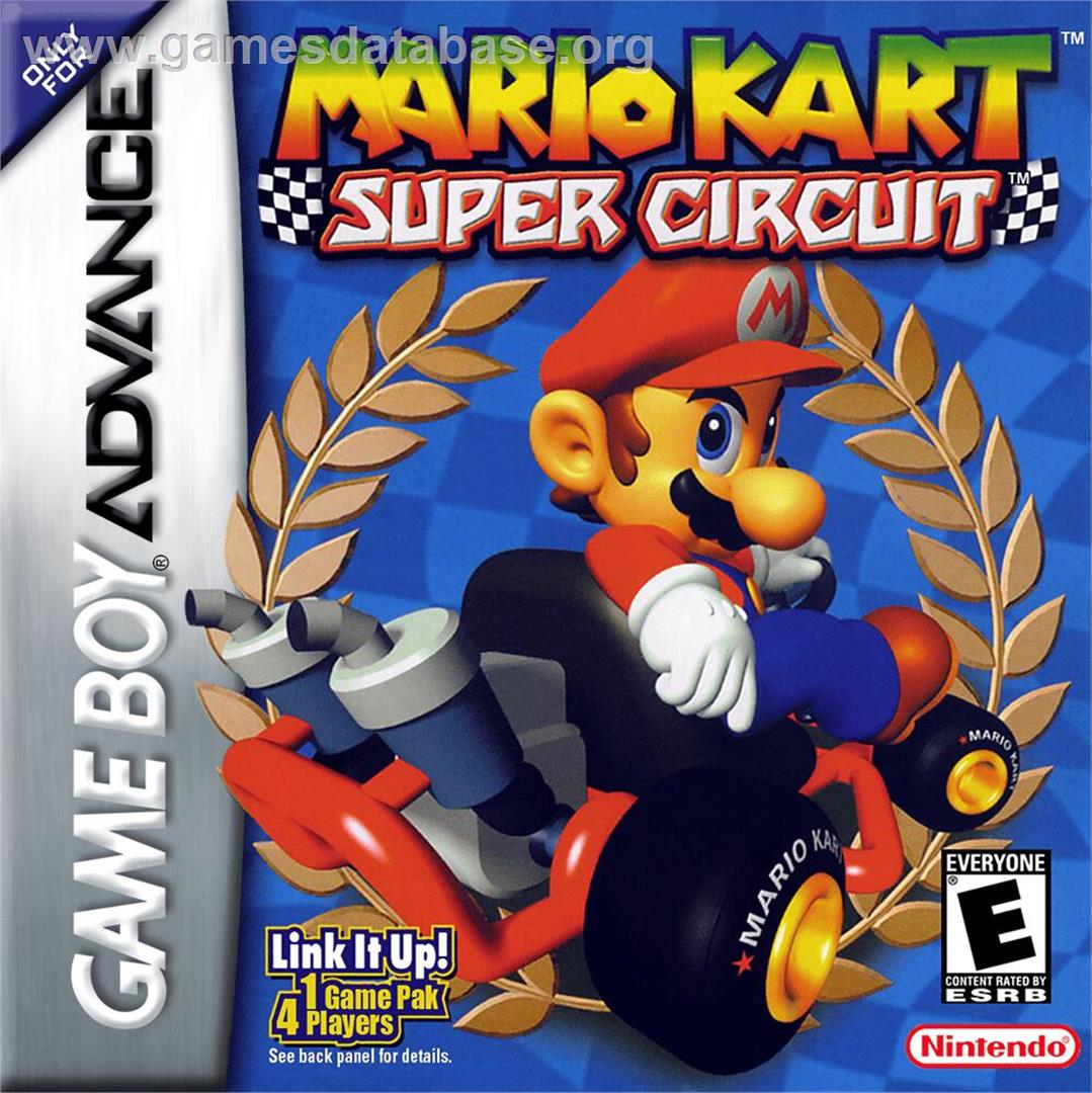 Mario Kart - Super Circuit - Nintendo Game Boy Advance - Artwork - Box
