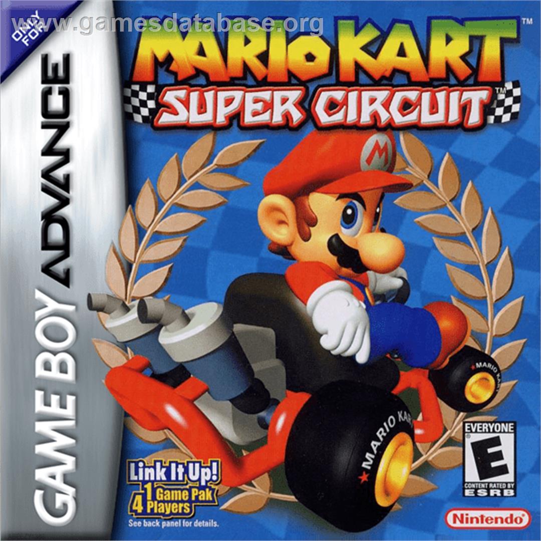 Mario Kart Super Circuit - Nintendo Game Boy Advance - Artwork - Box