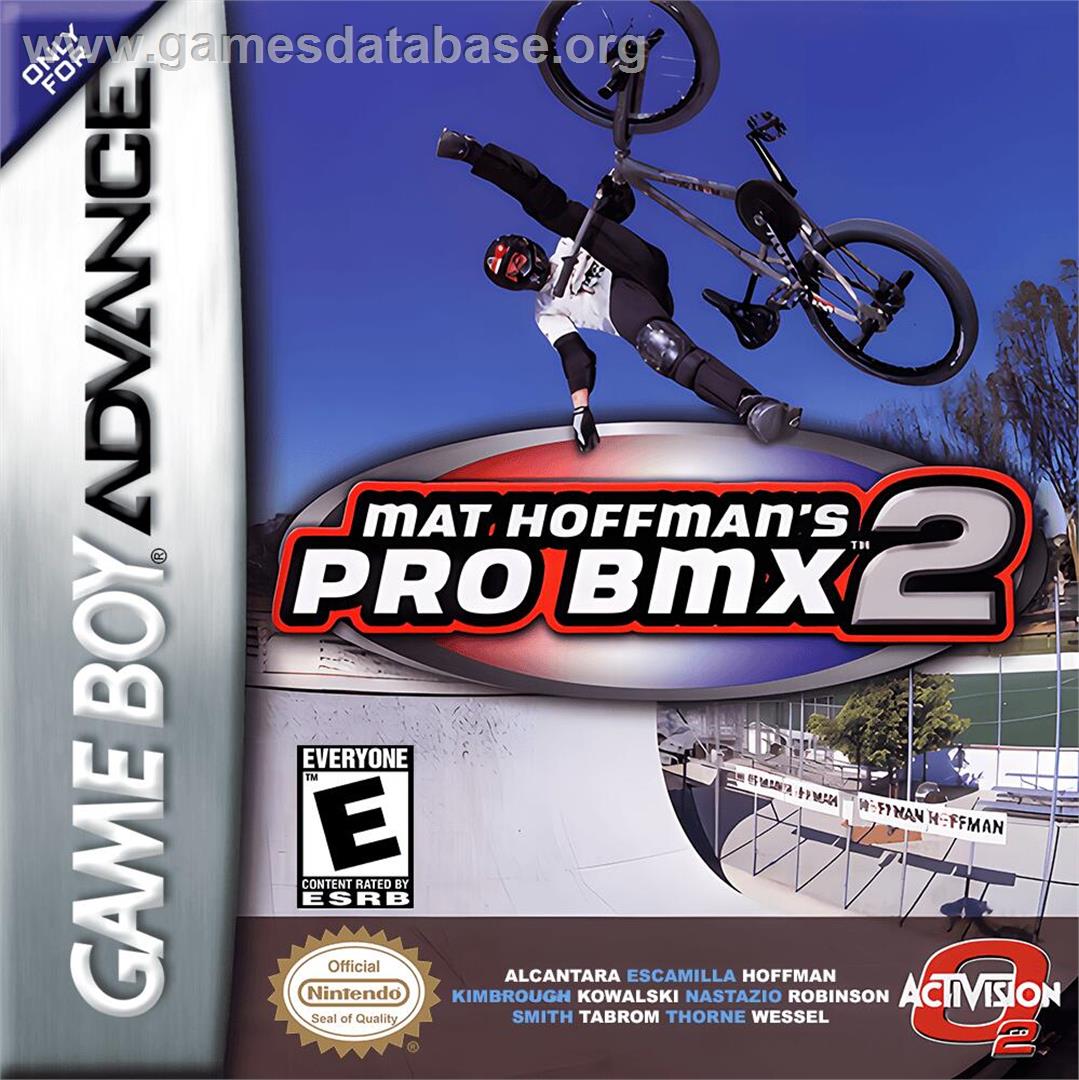 Mat Hoffman's Pro Bmx 2 - Nintendo Game Boy Advance - Artwork - Box