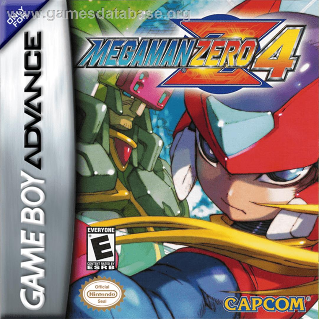 Mega Man Zero 4 - Nintendo Game Boy Advance - Artwork - Box