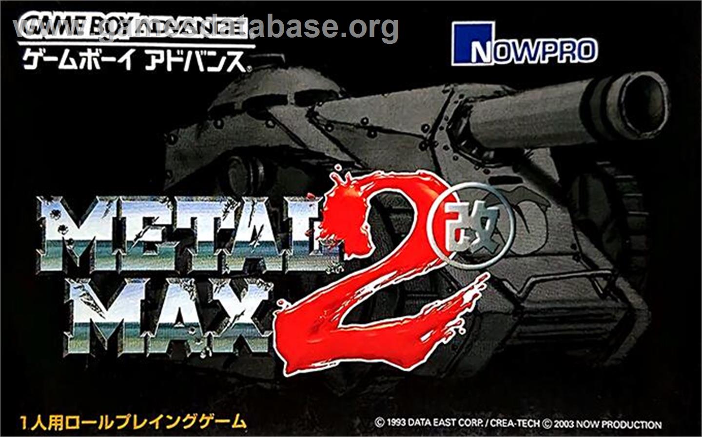 Metal Max 2 Kai - Nintendo Game Boy Advance - Artwork - Box