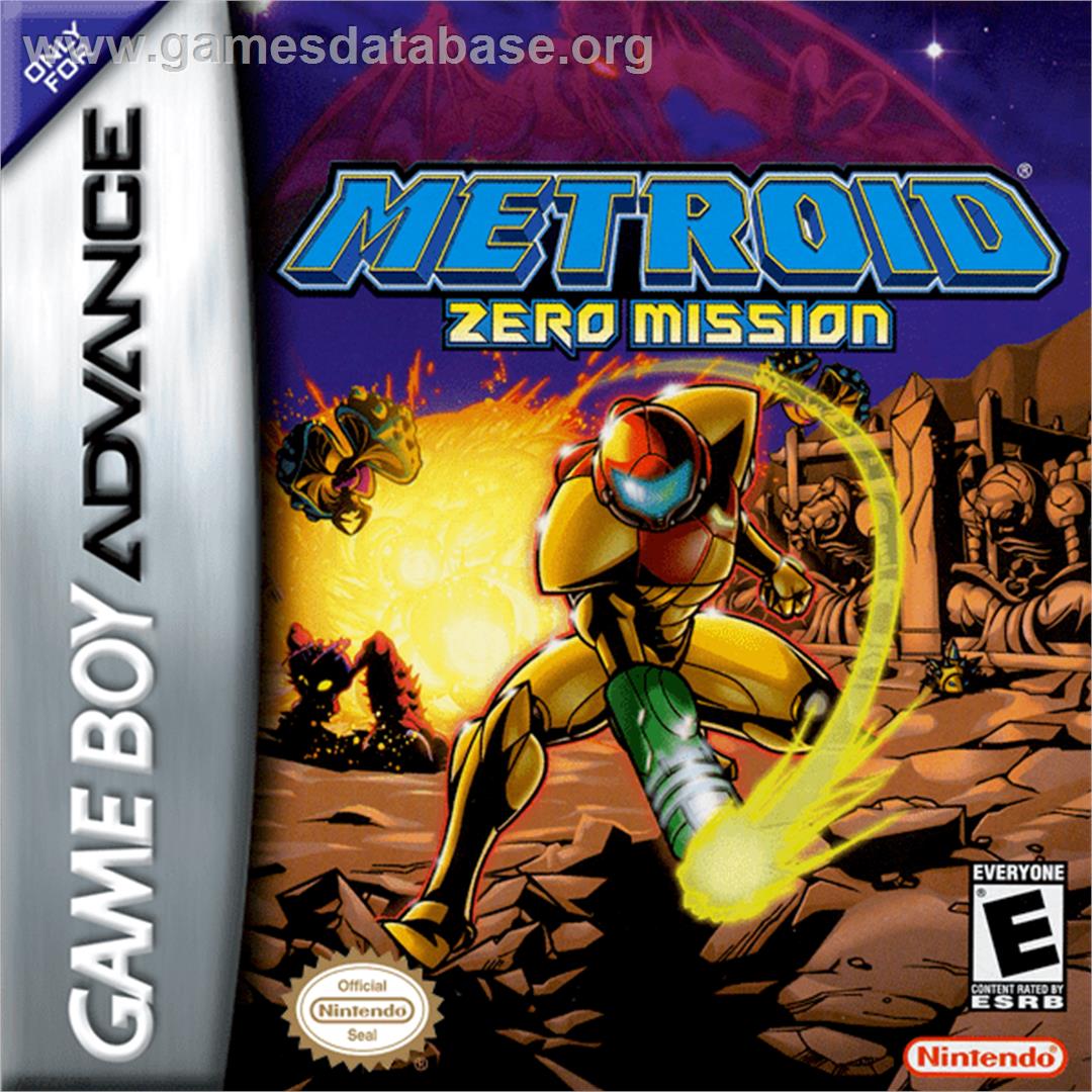 Metroid: Zero Mission - Nintendo Game Boy Advance - Artwork - Box