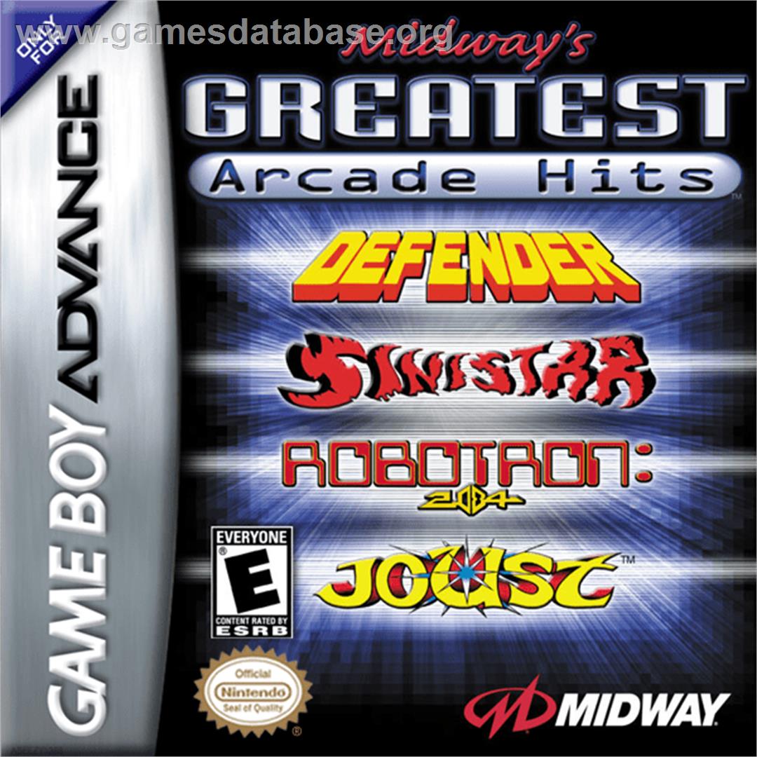 Midway's Greatest Arcade Hits - Nintendo Game Boy Advance - Artwork - Box