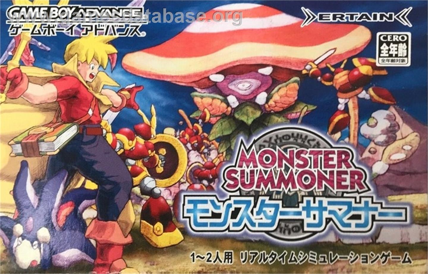 Monster Summoner - Nintendo Game Boy Advance - Artwork - Box