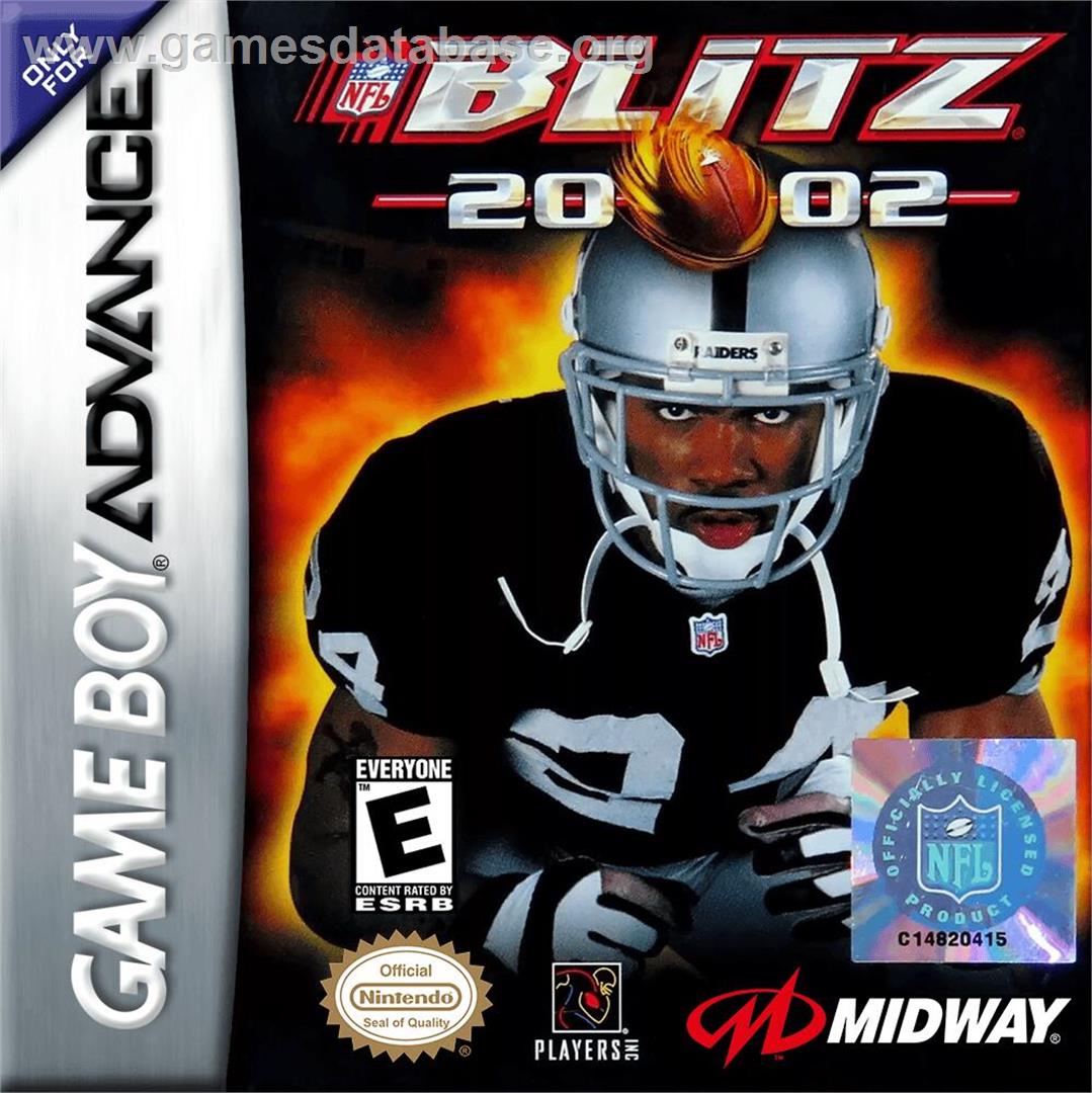 NFL Blitz 20-02 - Nintendo Game Boy Advance - Artwork - Box