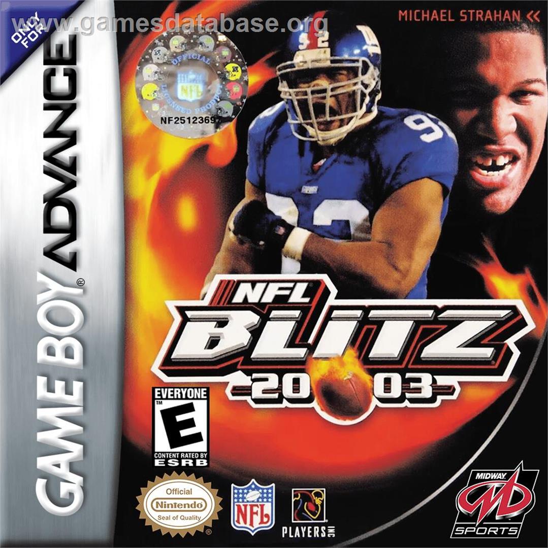 Nfl Blitz 20-03 - Nintendo Game Boy Advance - Artwork - Box