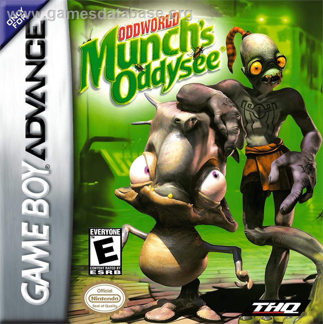 Oddworld - Munch's Oddysee - Nintendo Game Boy Advance - Artwork - Box