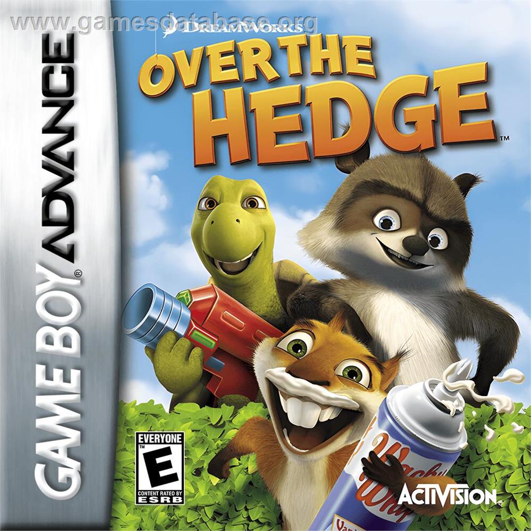 Over The Hedge - Nintendo Game Boy Advance - Artwork - Box