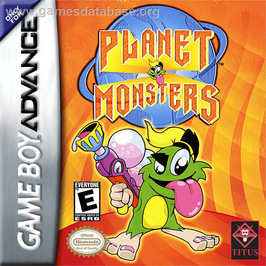 Planet Monsters - Nintendo Game Boy Advance - Artwork - Box