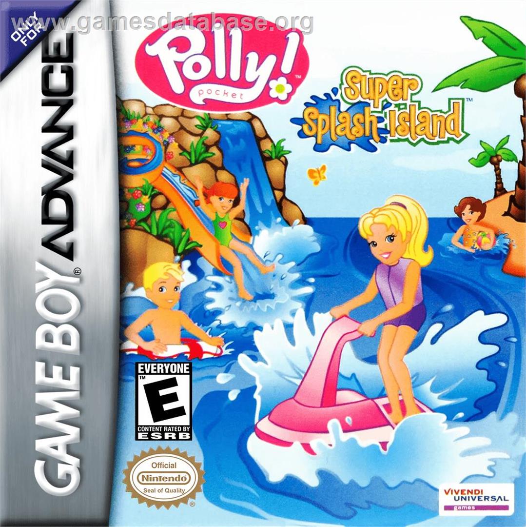 Polly Pocket ! Super Splash Island - Nintendo Game Boy Advance - Artwork - Box