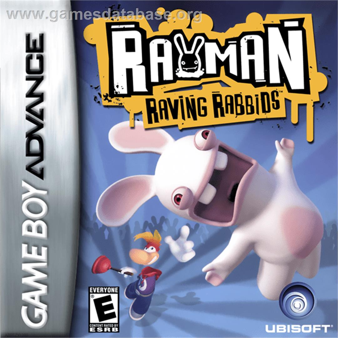 Rayman Raving Rabbids - Nintendo Game Boy Advance - Artwork - Box