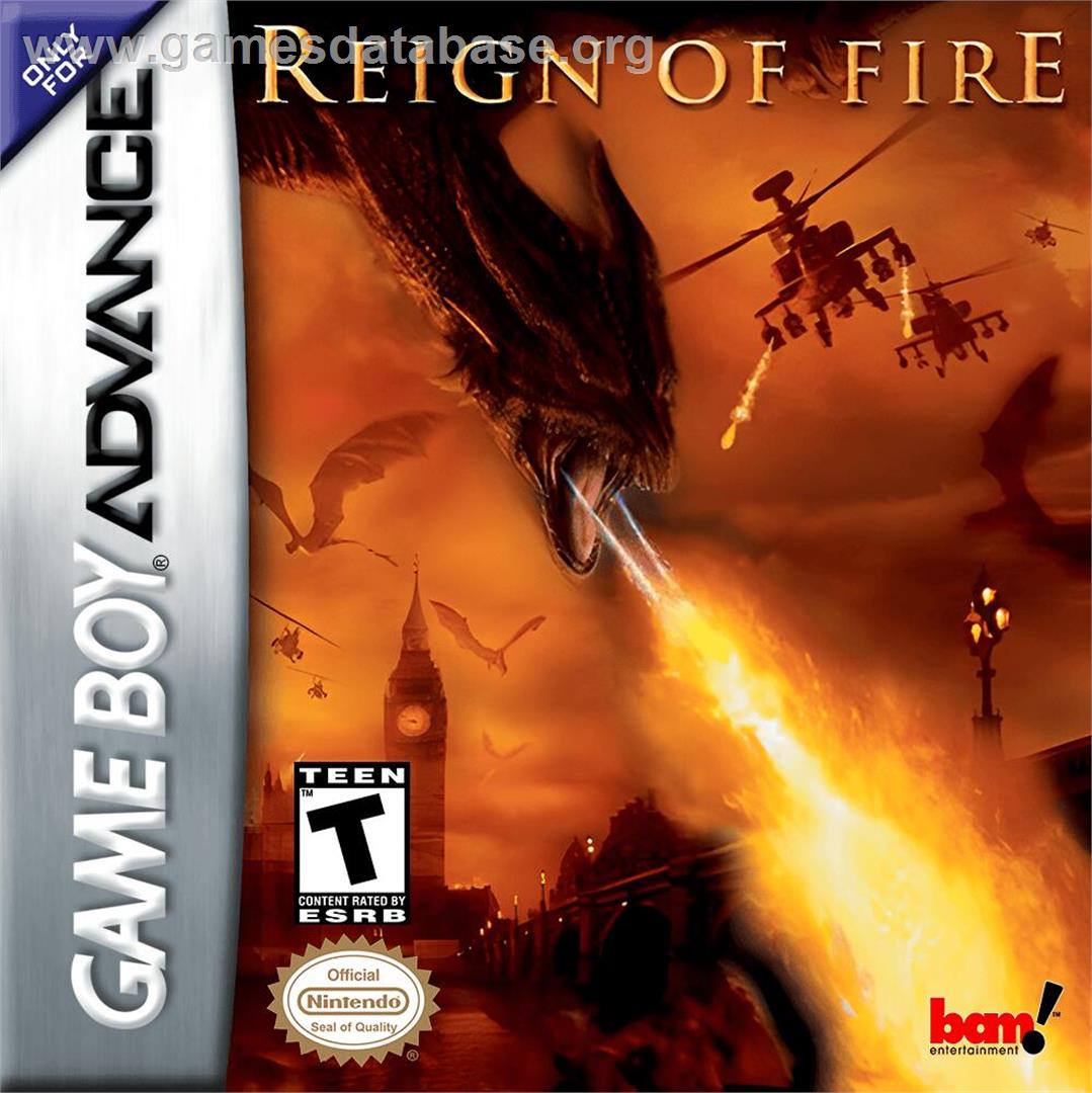 Reign Of Fire - Nintendo Game Boy Advance - Artwork - Box