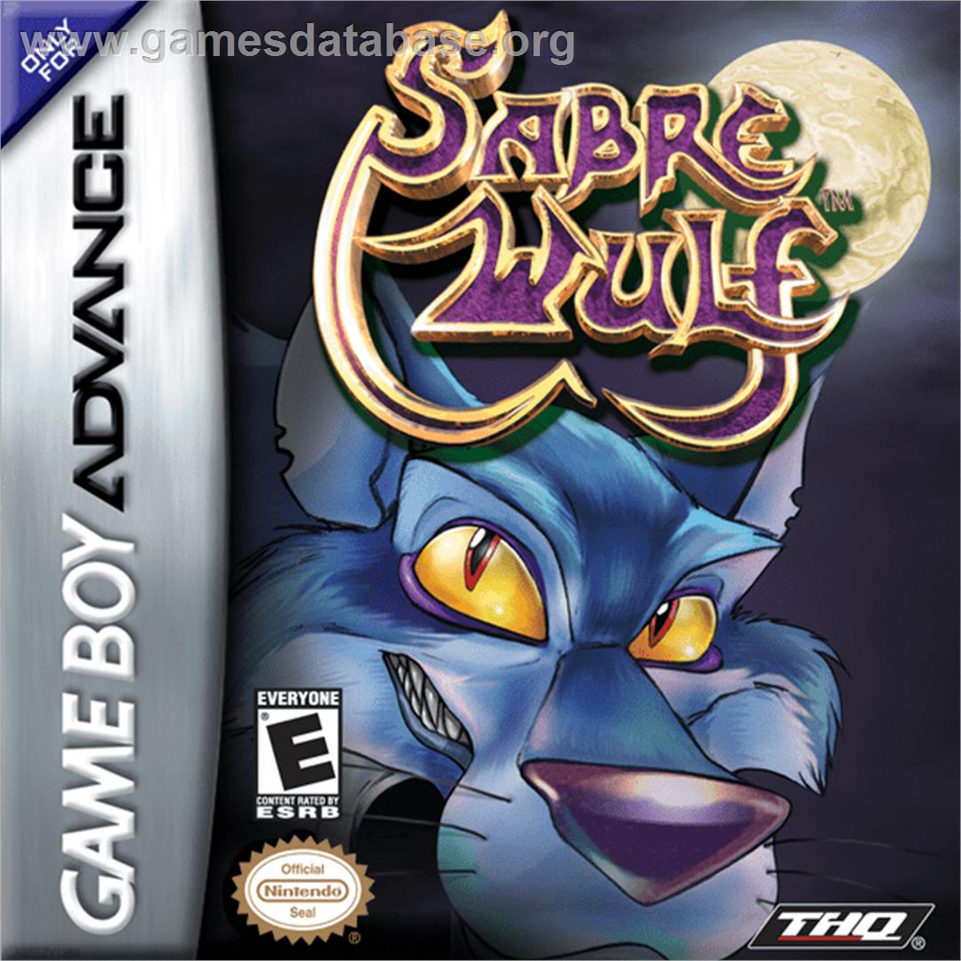 Sabre Wulf - Nintendo Game Boy Advance - Artwork - Box