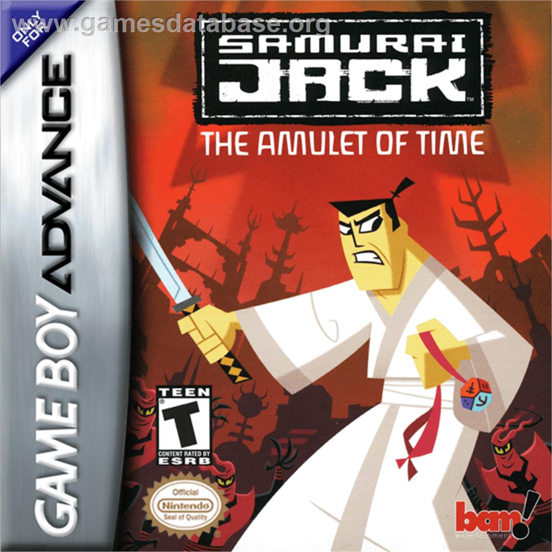 Samurai Jack: The Amulet of Time - Nintendo Game Boy Advance - Artwork - Box