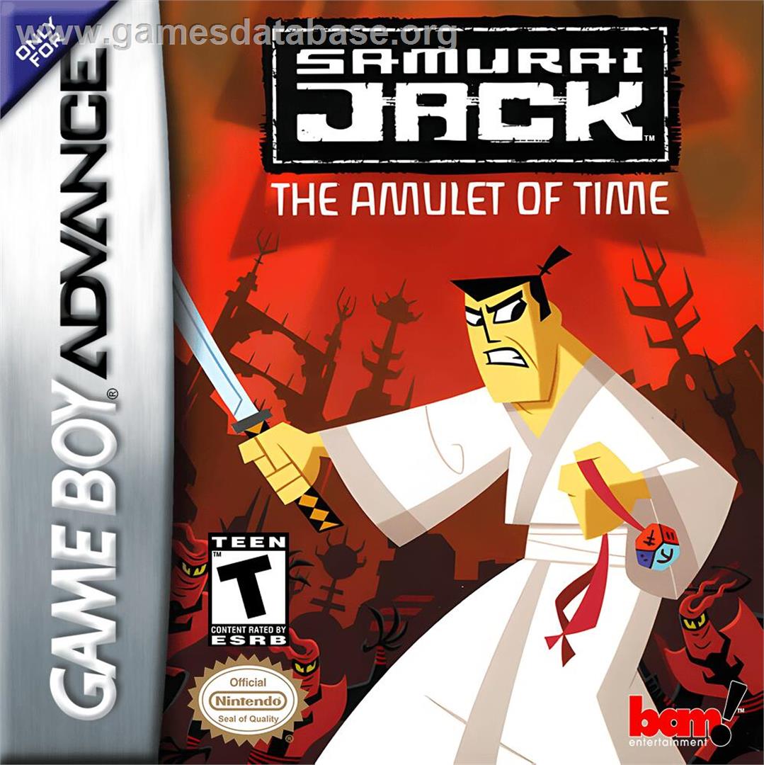 Samurai Jack - The Amulet Of Time - Nintendo Game Boy Advance - Artwork - Box