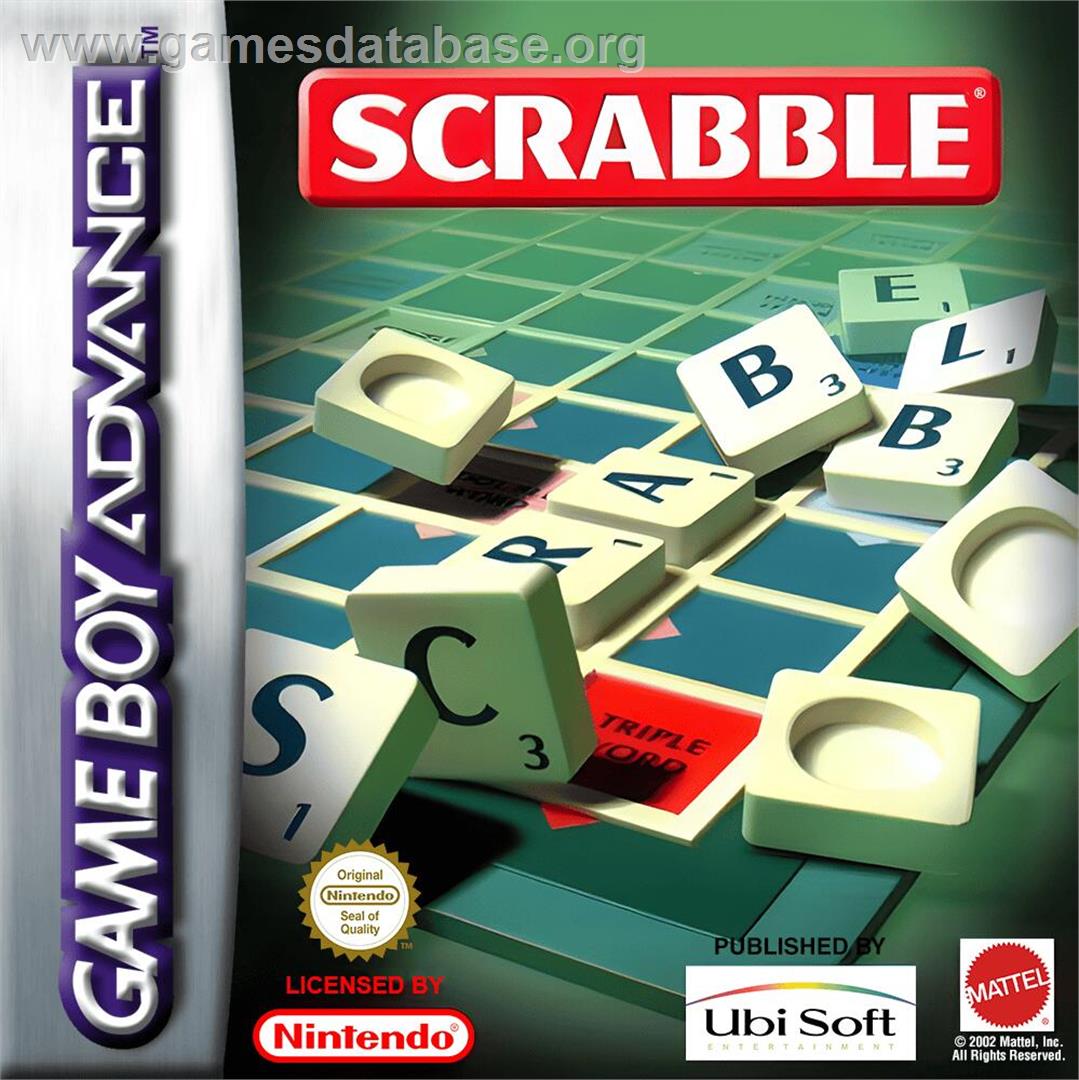 Scrabble - Nintendo Game Boy Advance - Artwork - Box