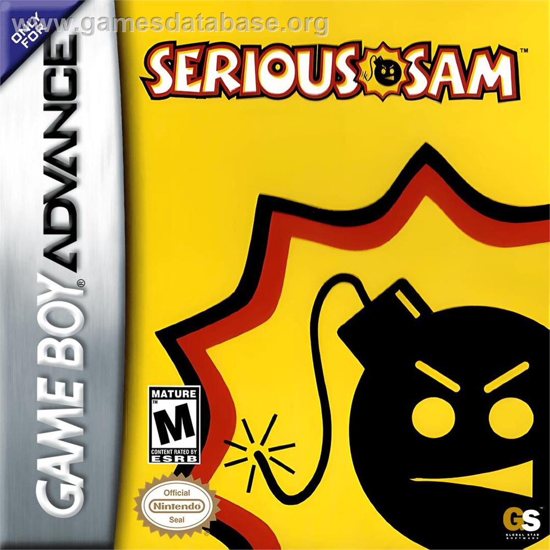 Serious Sam - Nintendo Game Boy Advance - Artwork - Box
