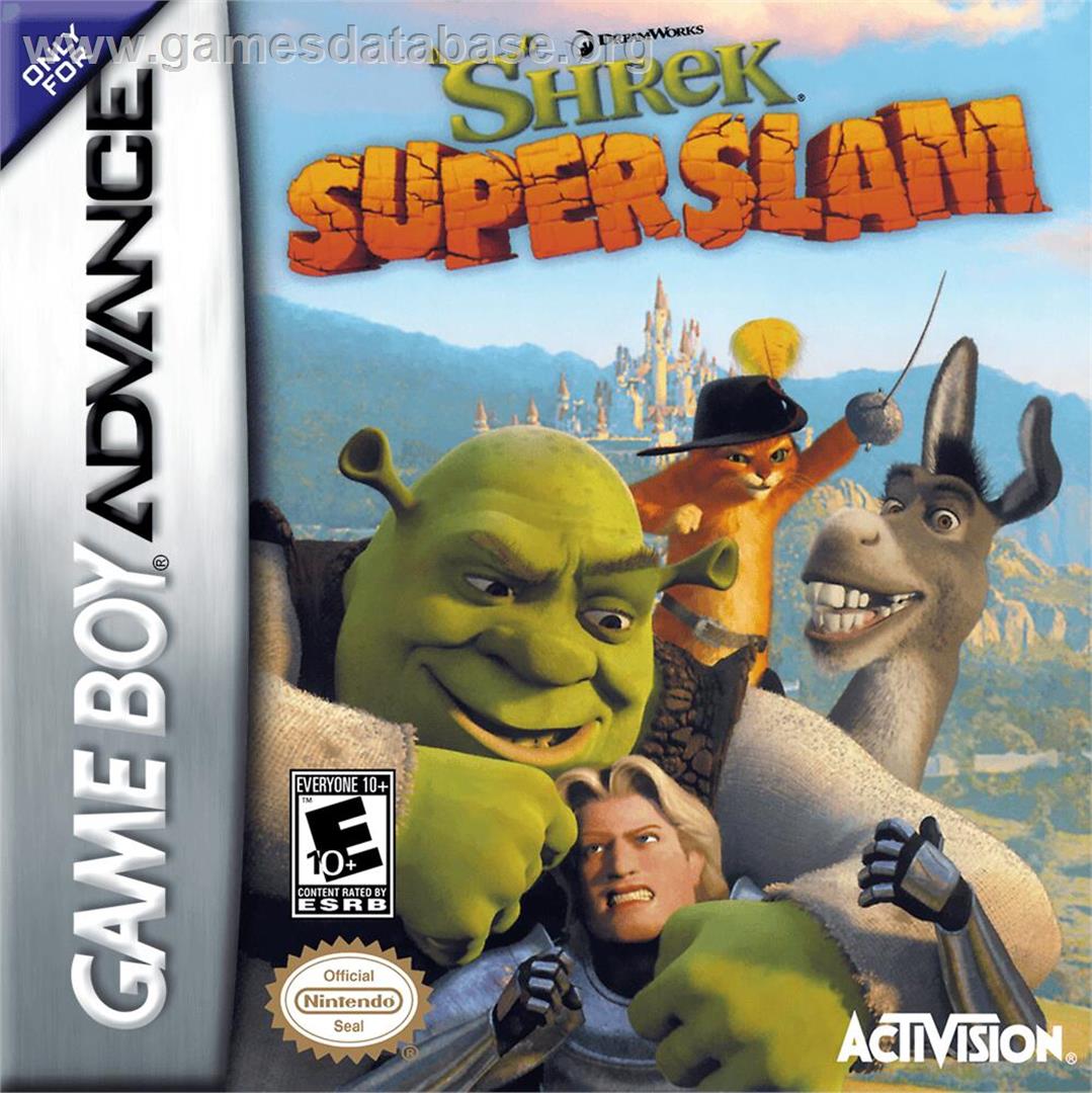 Shrek - Superslam - Nintendo Game Boy Advance - Artwork - Box