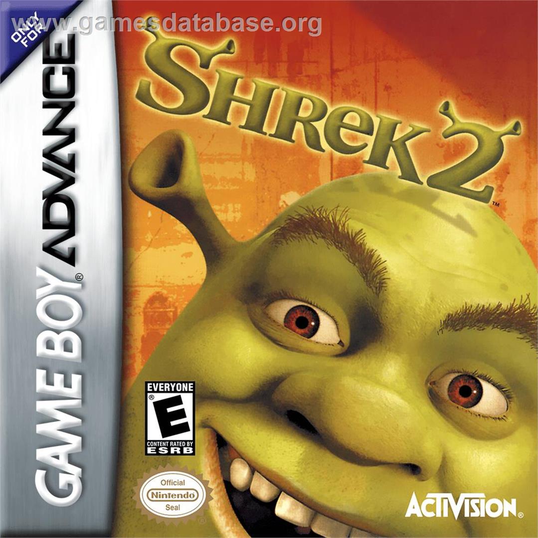 Shrek 2 - Nintendo Game Boy Advance - Artwork - Box