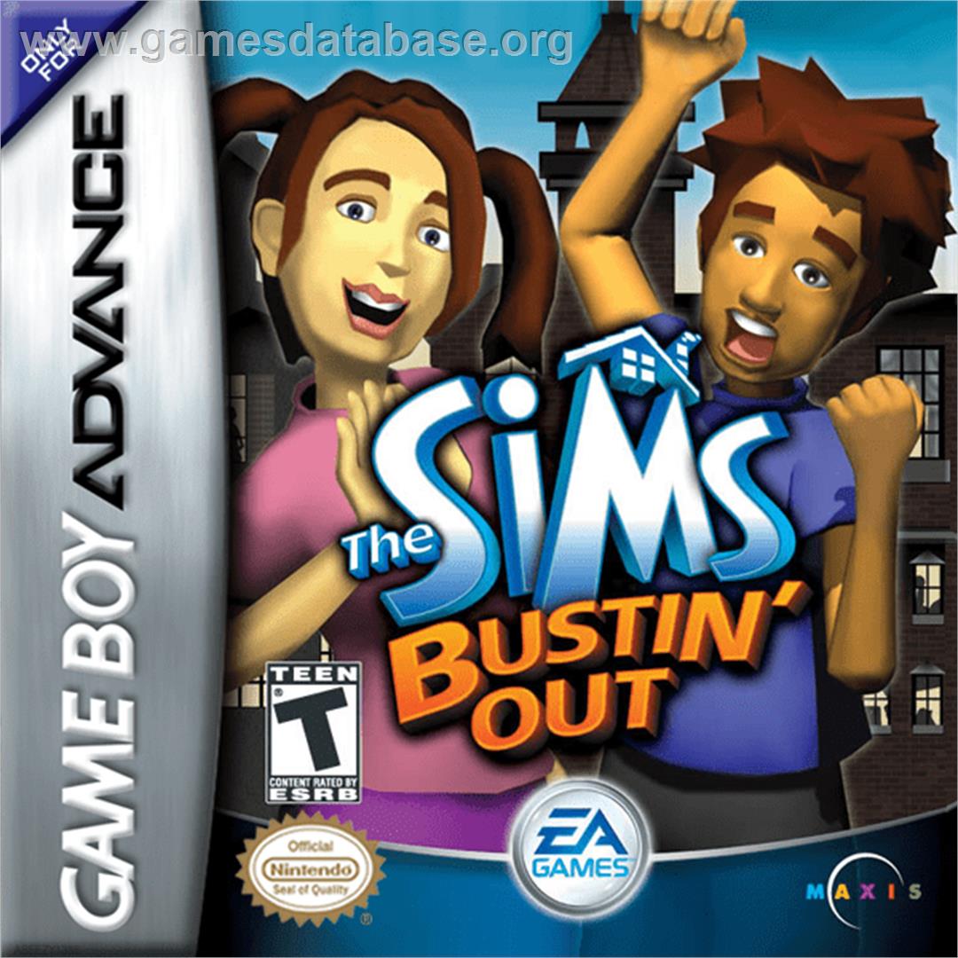 Sims: Bustin' Out - Nintendo Game Boy Advance - Artwork - Box
